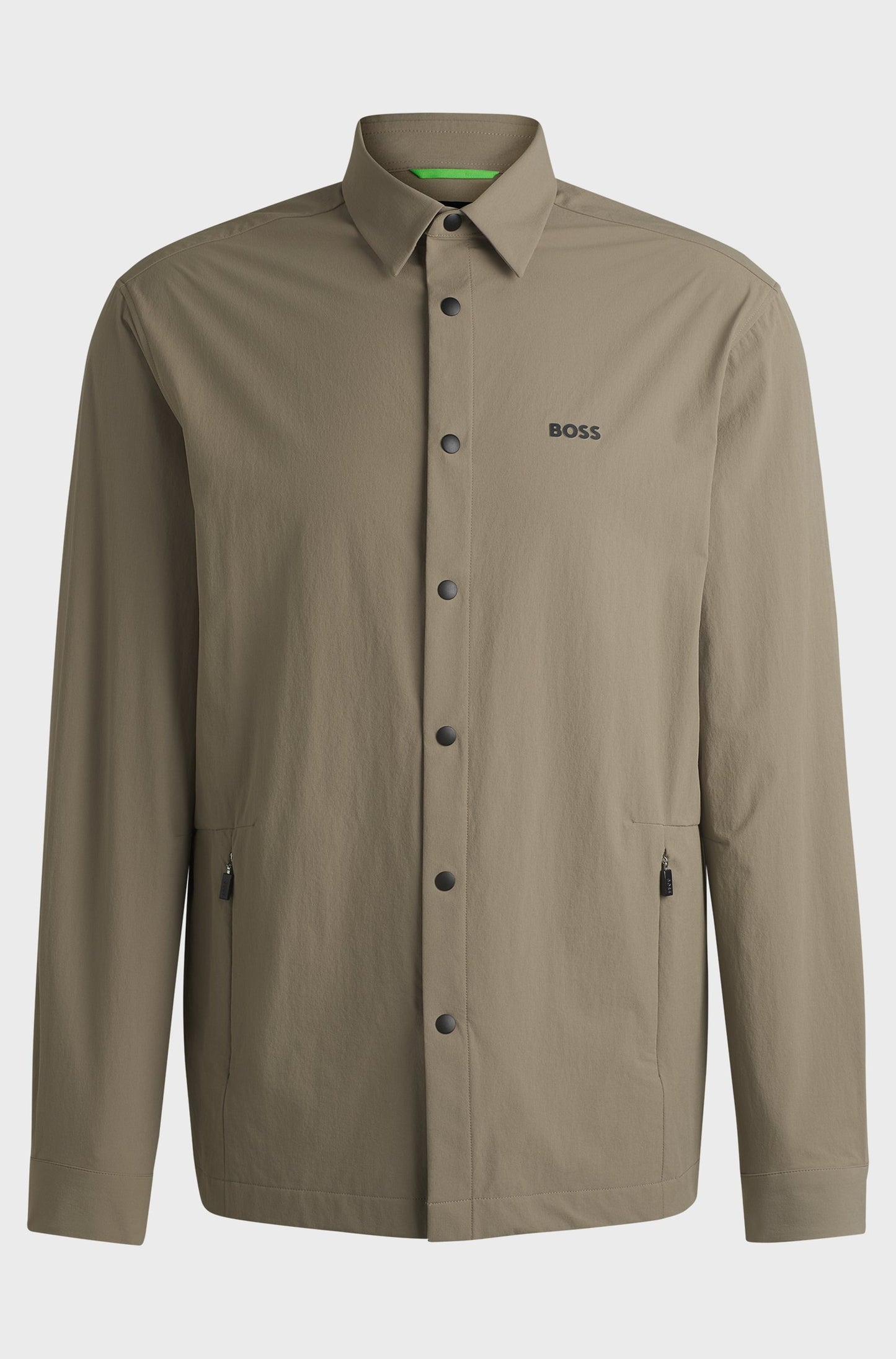 Boss Sobrecamisa de Ajuste descontraído em tecido repelente à Água