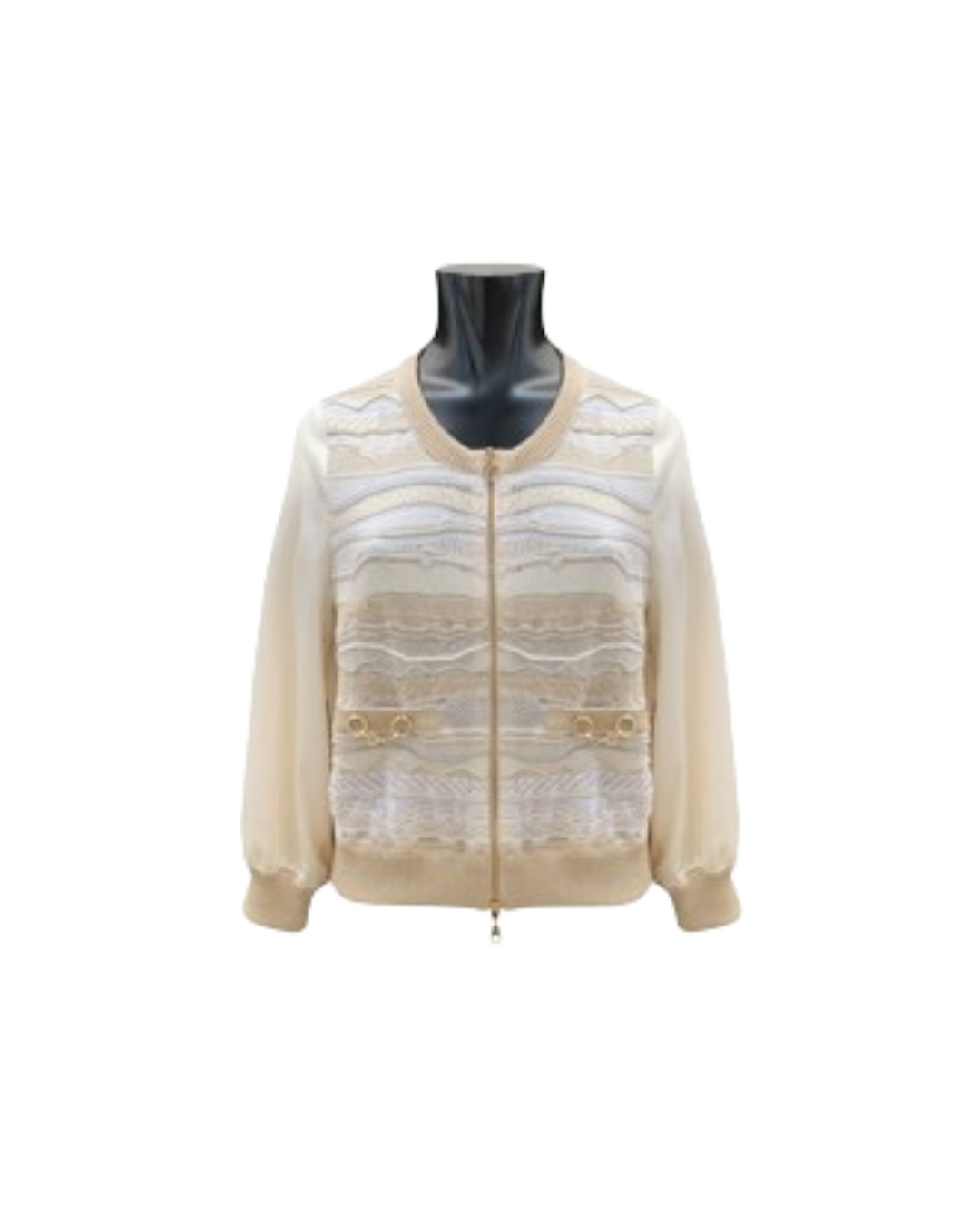 Tricot Chic Bomber De Malha