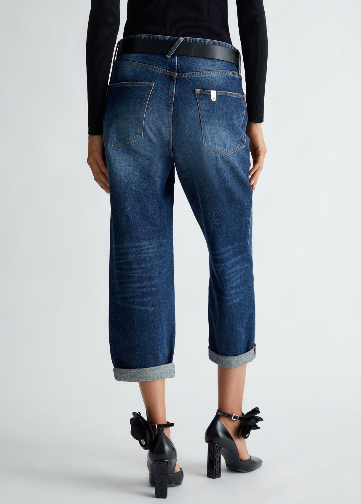 Liu Jo Cropped Boyfriend Jeans