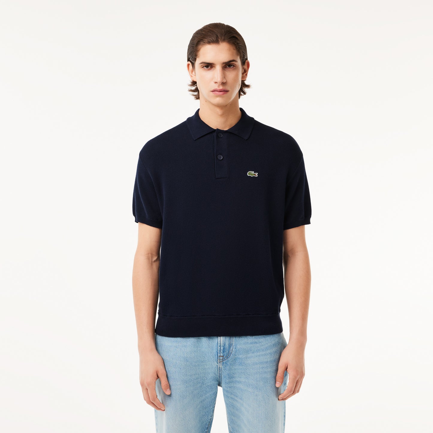 Lacoste Polo De Algodão Orgânico