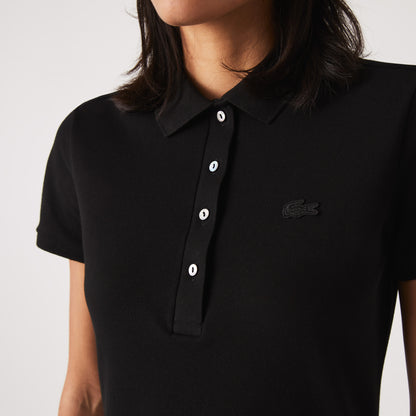 Lacoste Vestido Polo De Algodão