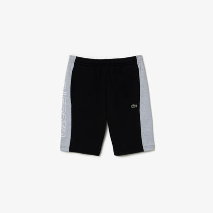 Lacoste Calções Jogger Em Color Block De Felpa