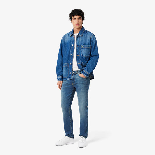 Lacoste Calças de Ganga Índigo Slim Fit