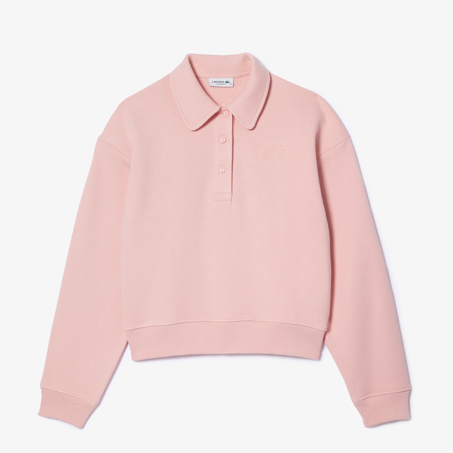 Lacoste Sweatshirt Com Colarinho De Polo