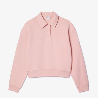 Lacoste Sweatshirt Com Colarinho De Polo