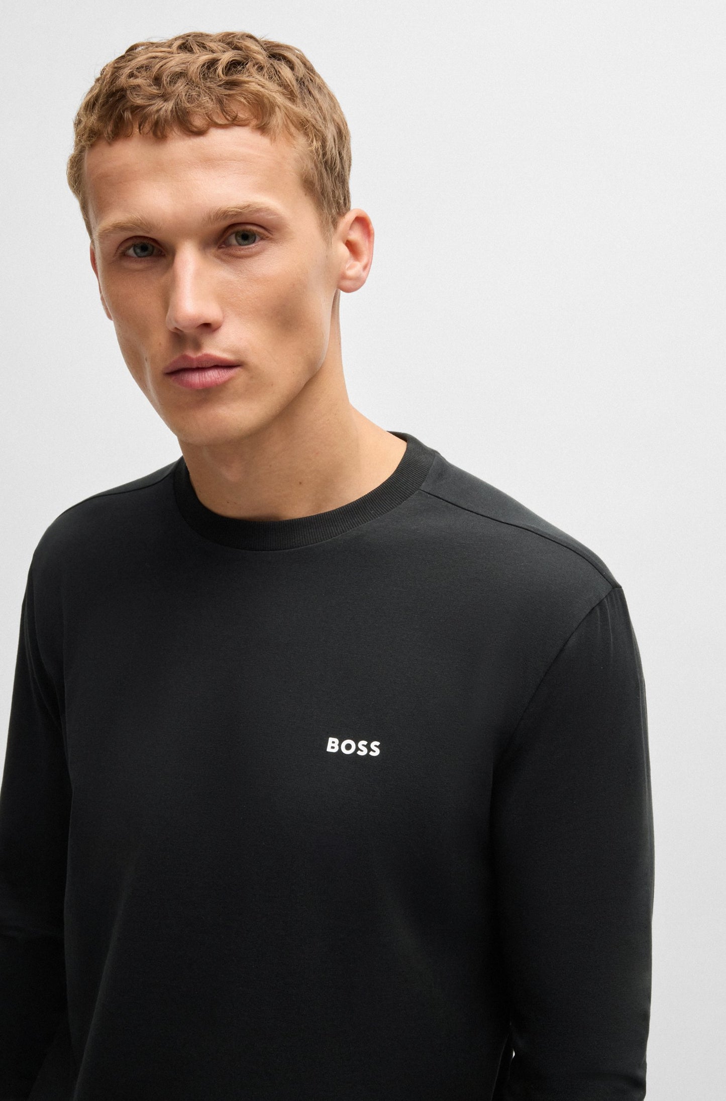 Boss Camisola em Algodão Elástico