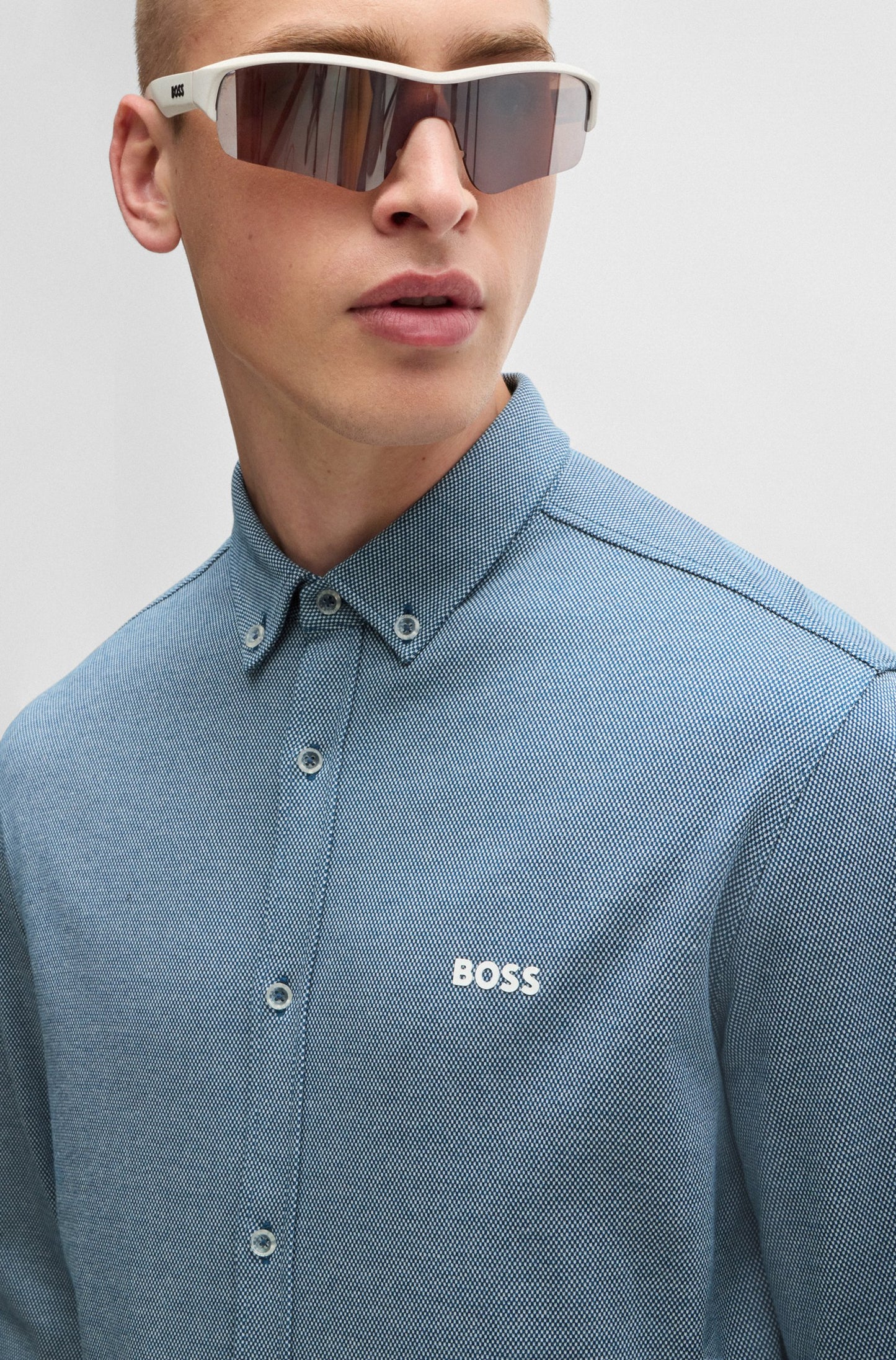 Boss Camisa de Algodão