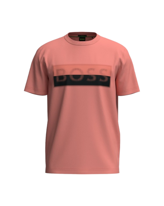 Boss T-shirt Com Logotipo Frontal