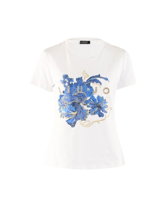 Liu Jo T-shirt Com Detalhes De Brilho